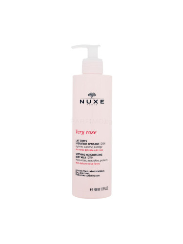 NUXE Very Rose Soothing Moisturizing Body Milk Лосион за тяло за жени 400 ml