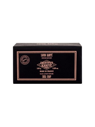 Institut Karité Shea Soap Black Leather Твърд сапун за жени 150 гр