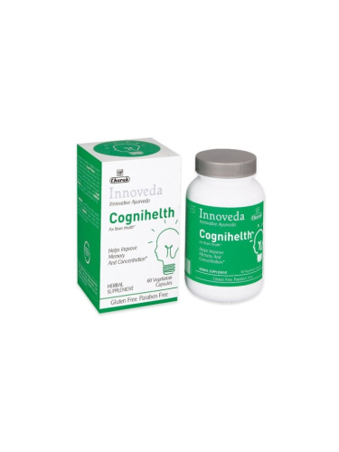 Когнихелт - За поддържане на добра памет и концентрация,  Charak Pharma, 60 вег. капс., най-добър до 31.07.2026