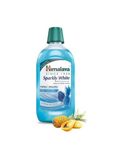 Избелваща вода за уста Sparkly White, Himalaya, 450 ml