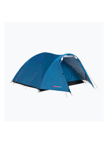 Четириместна палатка за къмпинг KADVA CAMPdome 4 синя