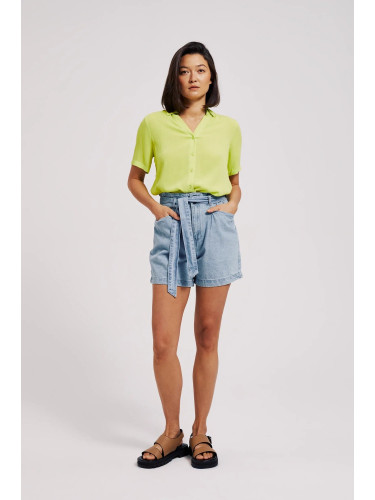 Marisse Women's Shorts L-Sh-4305 L.Blue