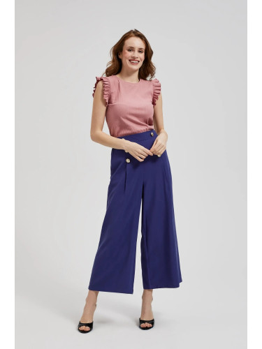 Marisse Women's Trousers L-Sp-4319 D.Violet