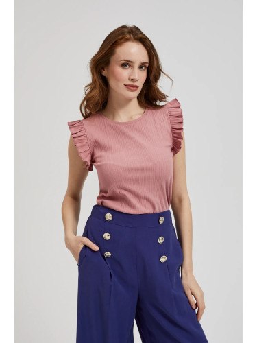 Marisse Women's Blouse L-Ts-4388 Dusty Pink