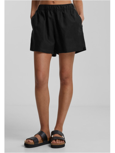 Women's Linen Shorts Black