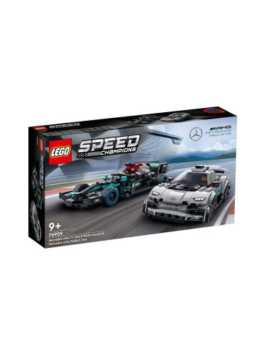 LEGO LEGO® Speed Champions 76909 - Mercedes-AMG F1 W12 E Performance и Project One 9 - 18г. Момче Speed Champions  0076909