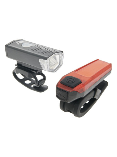 Newrban Newrban комплект светлини за велосипед и електрически скутер, с USB зареждане, черен цвят 12535