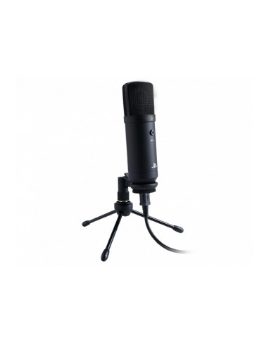 Микрофон Nacon Streaming Microphone, за PS4, USB-A към USB-B, със стойка, за стрийминг, червен