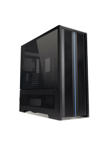 Кутия Lian Li V3000 Plus, EEB/E-ATX/ATX/mATX/Mini-ITX, 2x USB 3.0 Type-A, 1x USB Type-C, с прозорец, черна, без захранване