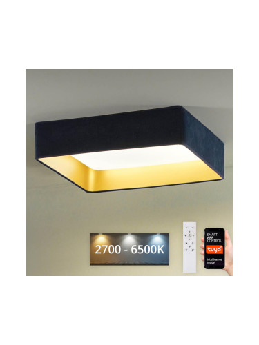 Brilagi-LED Димируема лампа VELVET SQUARE LED/36W/230V Wi-Fi Tuya  + д.у. тъмносин