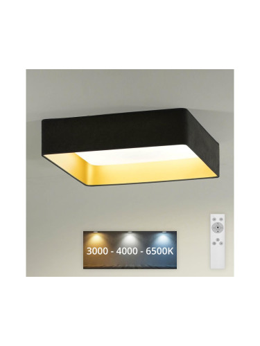 Brilagi - LED Димируема лампа VELVET SQUARE LED/24W/230V + д.у. сив