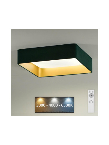 Brilagi - LED Димируема лампа VELVET SQUARE LED/24W/230V + д.у. зелен