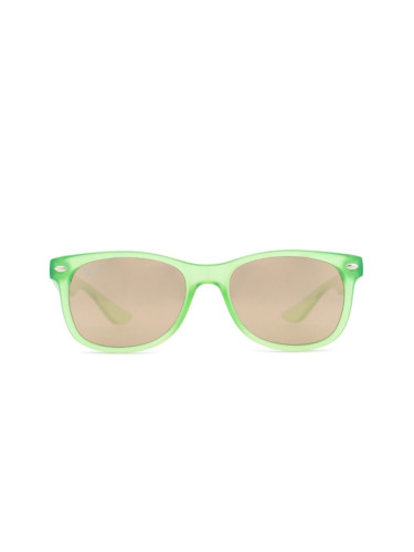 Ray-Ban Junior New Wayfarer Summer Capsule Rj9052S 71465A 47 - квадратна слънчеви очила, детски, зелени, огледални