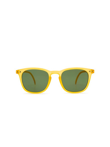 Izipizi Sun Junior #E Yellow Honey (за възраст 5-10 години) - квадратна слънчеви очила, детски, черни