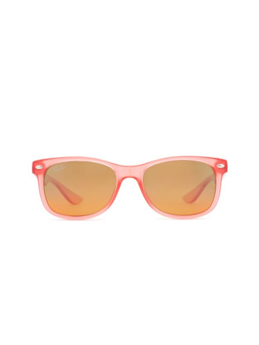 Ray-Ban Junior New Wayfarer Summer Capsule Rj9052S 7145A8 47 - квадратна слънчеви очила, детски, червени, огледални