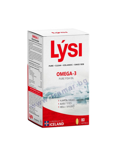 ЛИЗИ ОМЕГА 3 капсули 500 мг * 80