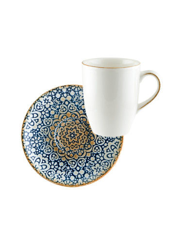 Чаша MUG 330 мл с чинийка Alhambra 16 см, Bonna