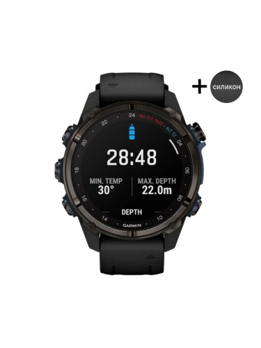 Смарт часовник Garmin Descent MK3i Carbon Grey DLC/Black 010-02753-11