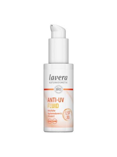 LAVERA ANTI-IV LSF 30 Флуид за лице с хиалурон и вит. Е 30мл