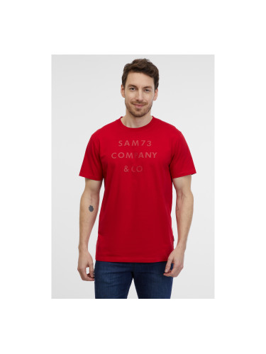 Men's red T-shirt SAM 73 Milhouse
