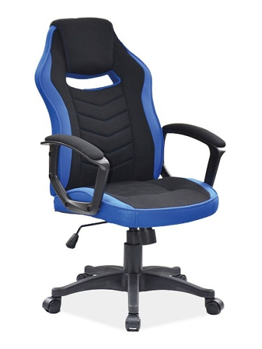 Гехмърски стол- черна/синя