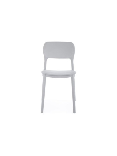 Пластмасов стол  - светло сив