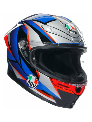 AGV K6 S Slashcut Black/Blue/Red L Каска