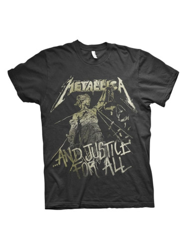 Metallica Риза Justice Vintage Unisex Black 2XL
