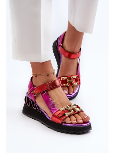 Women's D&A Purple wedge sandals