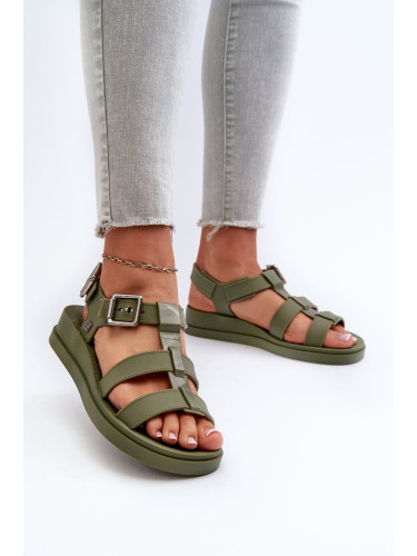 Women's Smooth Sandals ZAXY Green