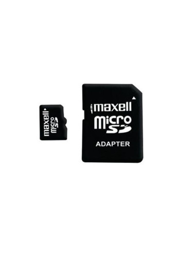 Карта памет 4GB microSD, Maxell, +SD адаптер, Class10