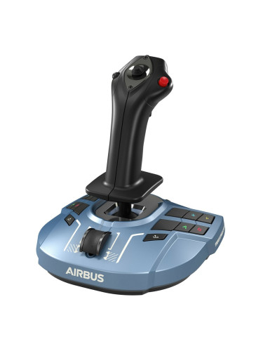 Джойстик Thrustmaster TCA Sidestick X Airbus Edition (4460219), USB, син, за PC/Microsoft Xbox One/Microsoft Xbox Series X|S