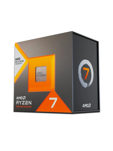 Процесор AMD Ryzen 7 7800X3D, осемядрен(4.2/5.0GHz, 96MB Cache, 0.4-2.2GHz графична карта, AM5), Box, без охлаждане