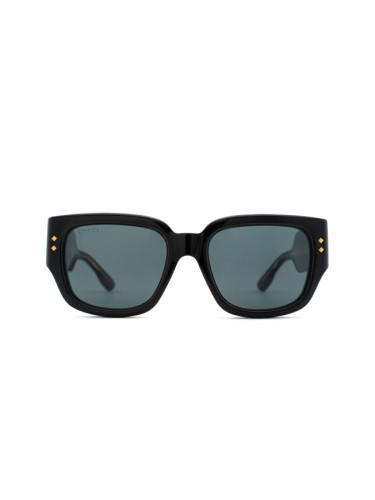 Gucci Gg1261S 001 54 - квадратна слънчеви очила, unisex, черни