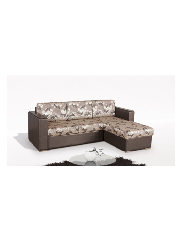 Ъглов диван Elegance - 1 BM, с ракла, разтегателен