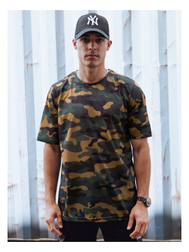 Men's Khaki Camouflage T-Shirt Dstreet