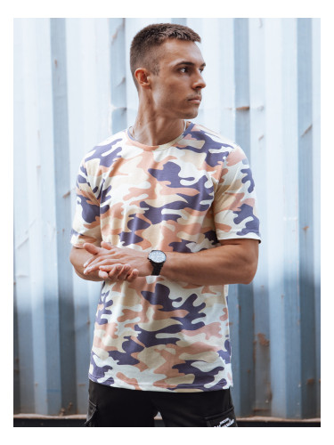 Men's Beige Camo T-Shirt Dstreet