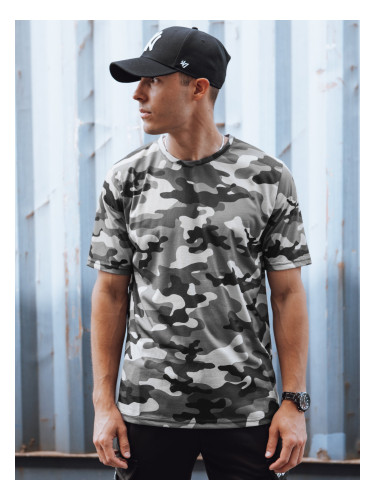 Dstreet anthracite camouflage men's t-shirt