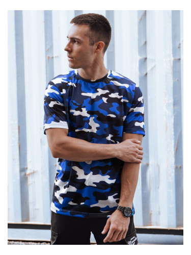Men's blue camouflage T-shirt Dstreet