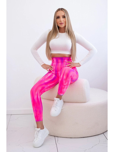 Fitness Leggings with Push Up Pink