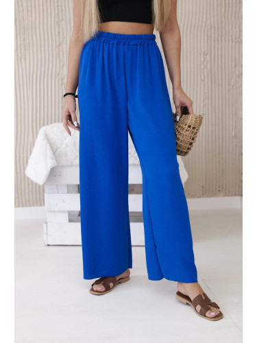 Wide trousers cornflower blue