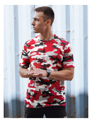 Men's Red Camouflage T-Shirt Dstreet