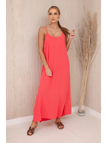 Women's summer dress FASARDI - neon pink