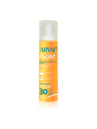 Arval IlSole Protective Body Milk Spray SPF 30 защитно мляко за загар в спрей 200 мл.