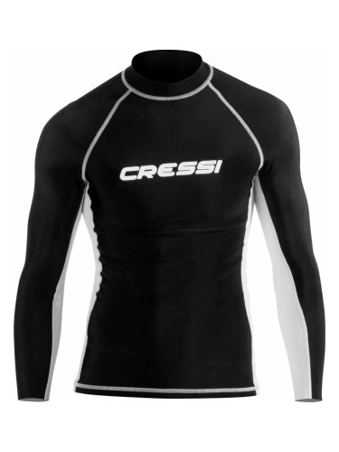 Cressi Rash Guard Man Long Sleeve Риза Black/White 2XL