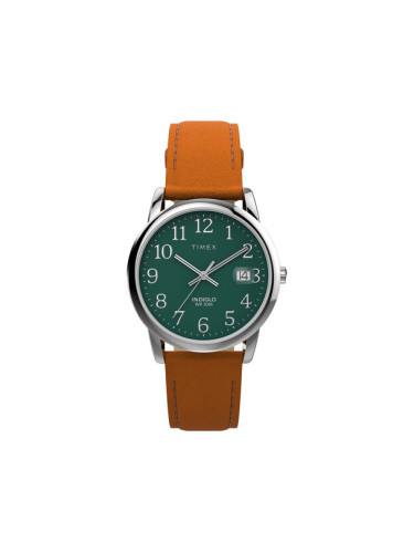 Timex Часовник Easy Reader Classic TW2W54600 Кафяв