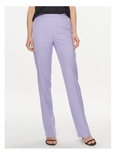 Fracomina Текстилни панталони FR24SV2011W67401 Виолетов Regular Fit
