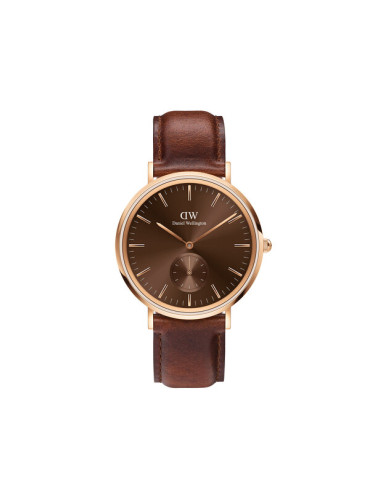 Daniel Wellington Часовник Classic Multi-Eye St Maves Amber DW00100707 Кафяв