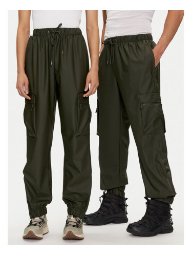 Rains Панталони за дъжд Cargo Rain Pants Regular W3 18850 Зелен Regular Fit