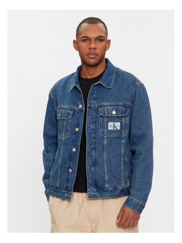 Calvin Klein Jeans Дънково яке Regular 90'S Denim Jacket J30J324972 Син Regular Fit